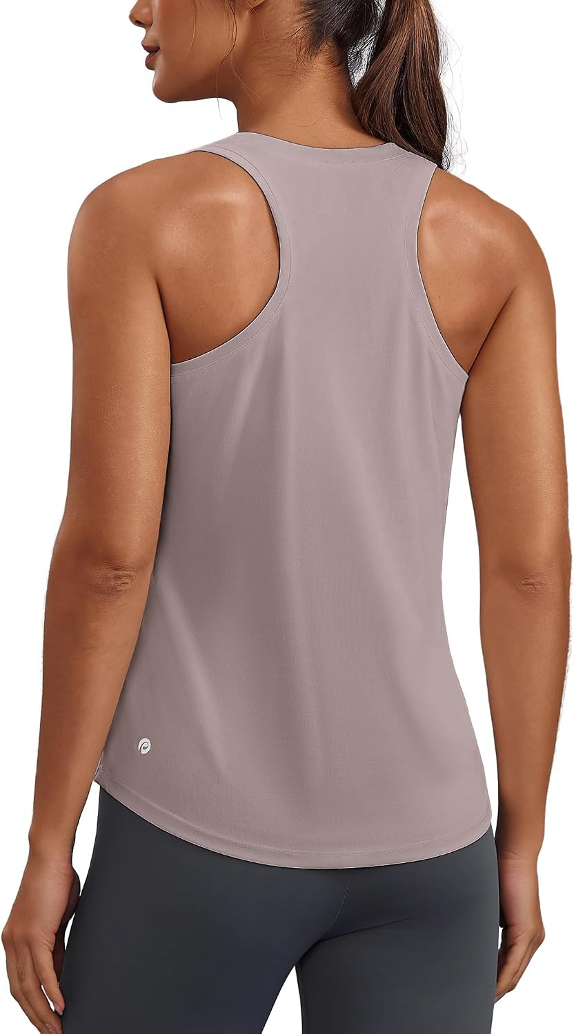 PINSPARK Soft Racerback Tank Tops for Women UPF 50+ Quick Dry Workout Tops | Amazon (US)