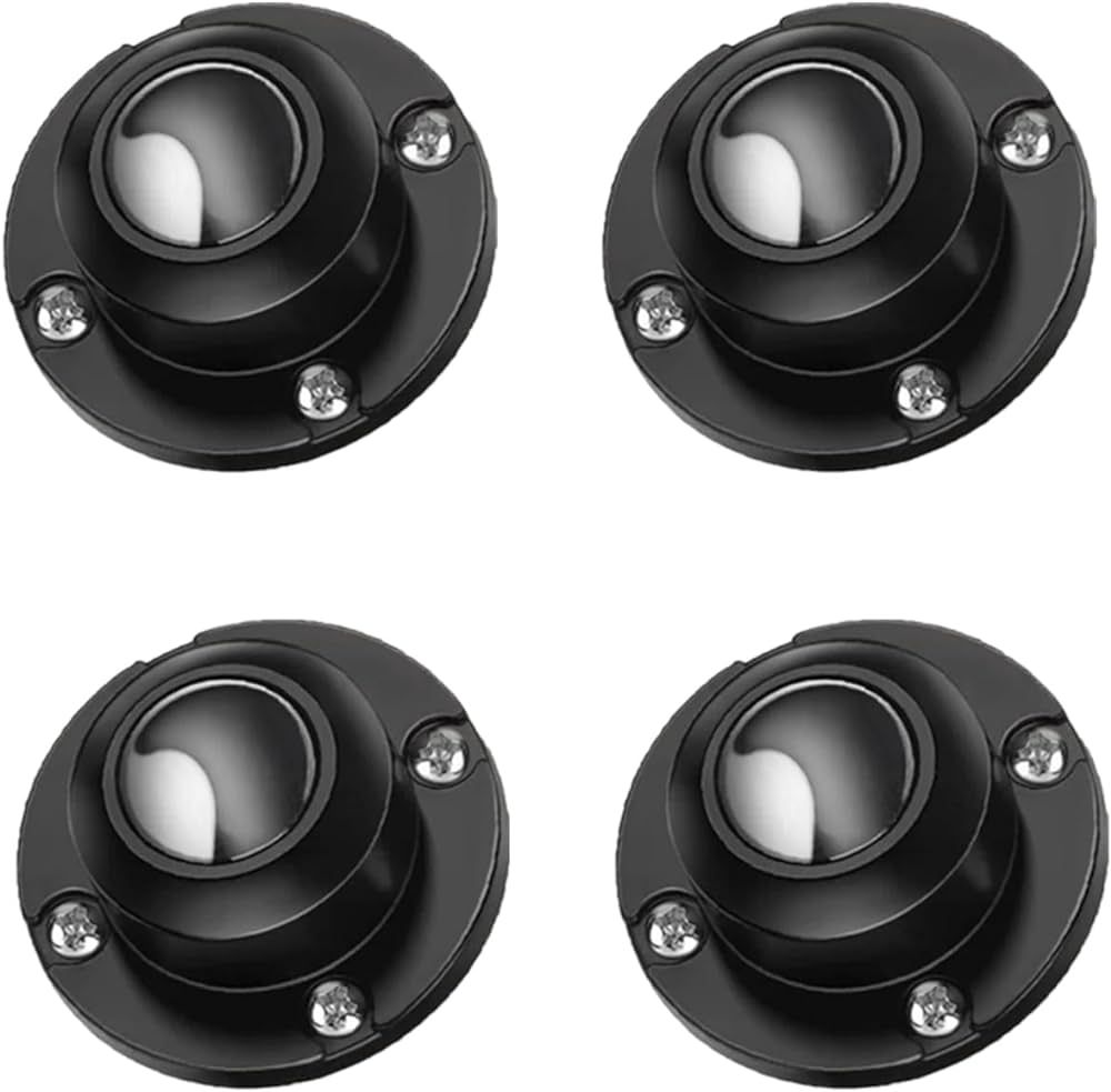 4 Pack Self Adhesive Caster Wheels, Load Capacity 28LBS Per Wheel, Low Profile Swivel Wheels for ... | Amazon (US)