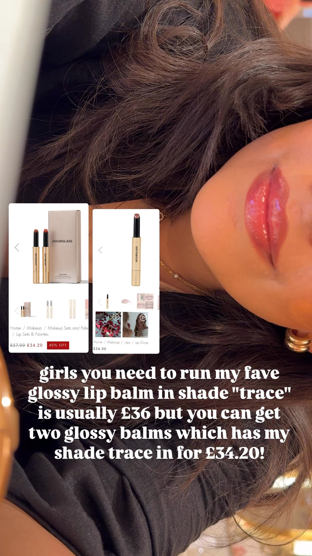 my fave hourglass glossy balm trace shade  is on sale as a duo pack so you getting 2 for the price of one but at a lower cost! 
bargain and great for eid gifting 

#LTKsale #LTKbeauty #LTKgiftguide