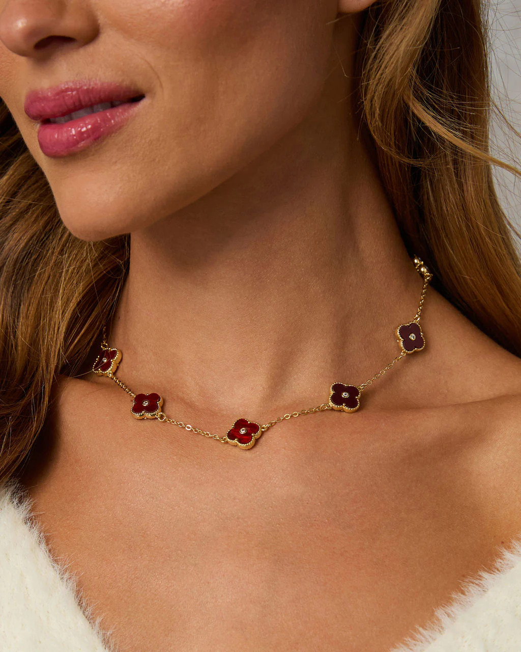 Madeline Clover Charm Necklace | VICI