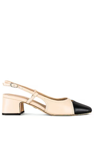 Tarra Sling Back in Sand & Black | Revolve Clothing (Global)