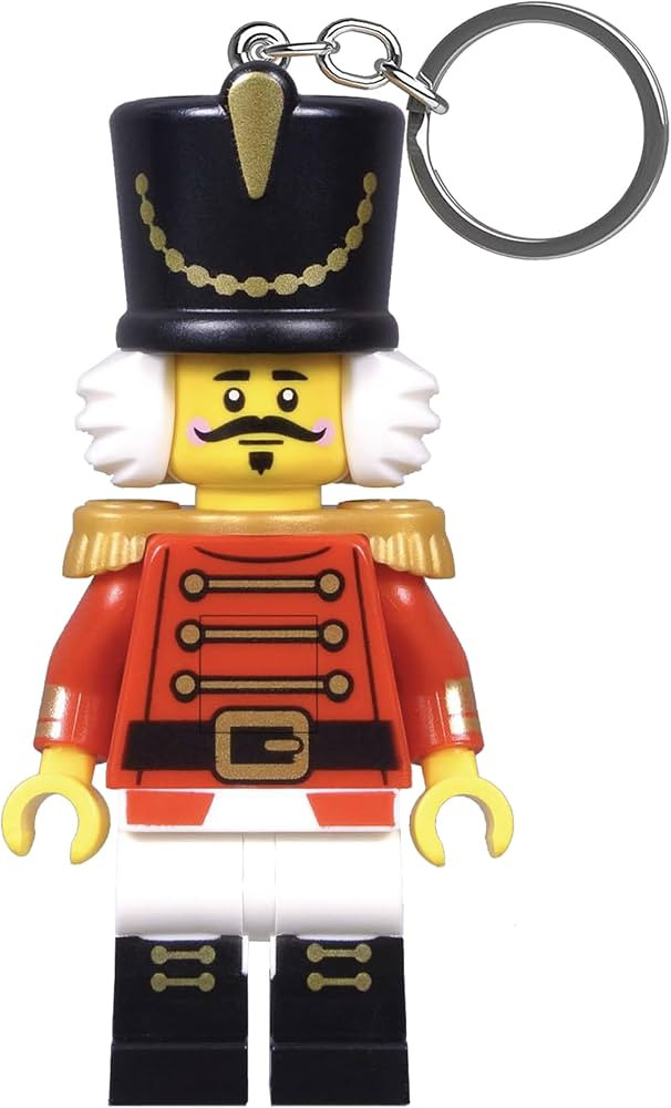 Lego Minifigures Keychain Light - Nutcracker - 3 Inch Tall Figure (KE214H) | Amazon (US)