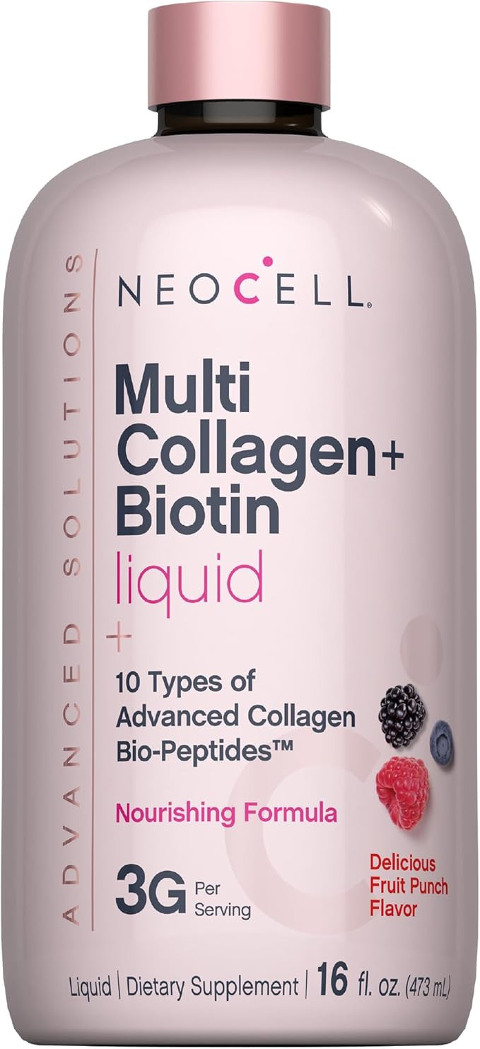 NeoCell Liquid Multi Collagen Peptides | 16 fl oz | with Biotin | Advanced Nourishing Formula | 1... | Amazon (US)