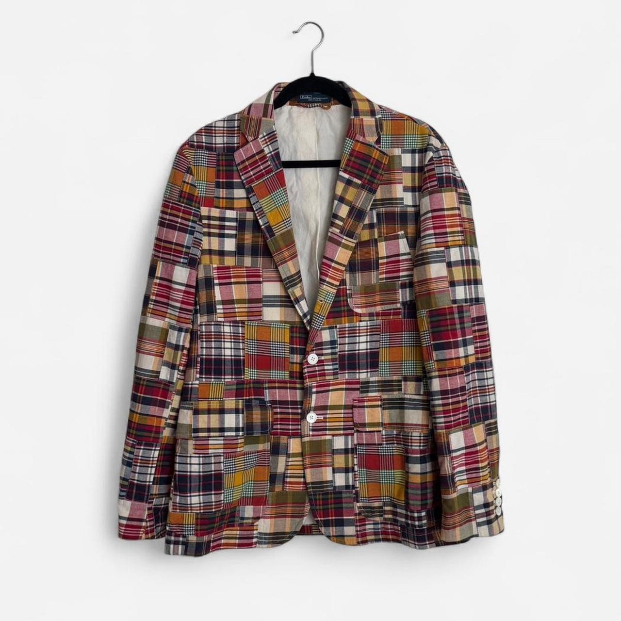 Ralph Lauren Men's Blazer Jacket - Multi/Brown - L | Depop US