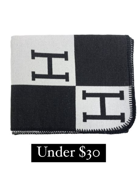 H blanket look alikes and Hermes blanket alternatives. #looksforless 

#LTKfindsunder50 #LTKhome #LTKsalealert