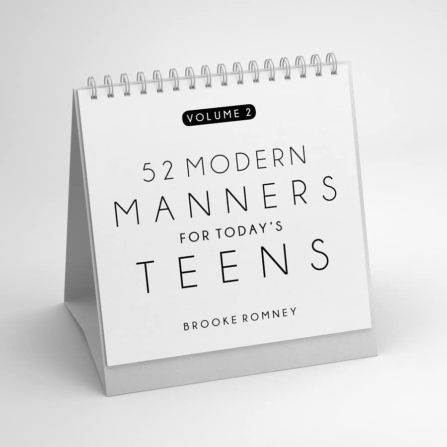 52 Modern Manners For Today's Teens Volume 2    Spiral-bound – October 15, 2022 | Amazon (US)
