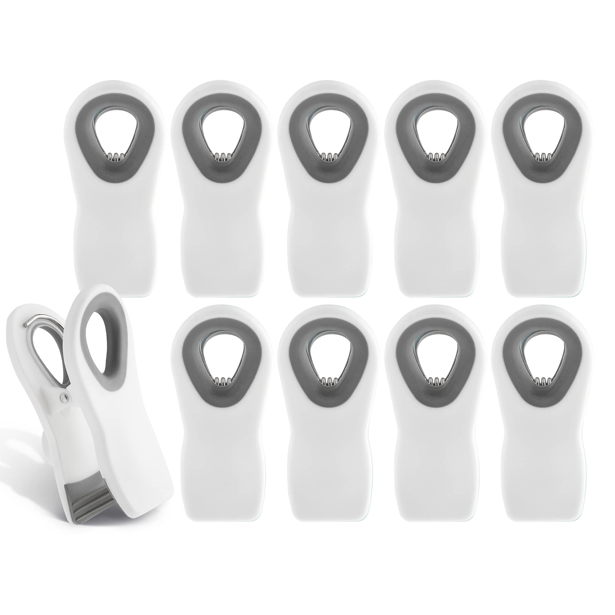 COOK WITH COLOR Bag Clips with Magnet- Food Clips, Chip Clips, Bag Clips for Food Storage with Ai... | Amazon (US)