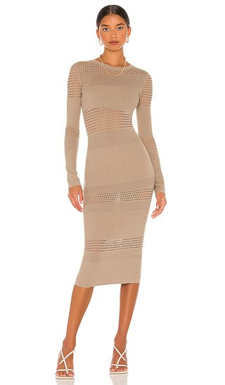 Tianna Dress in Mushroom | Revolve Clothing (Global)