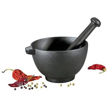 Frieling Cast Iron XL Mortar & Pestle | West Elm (US)