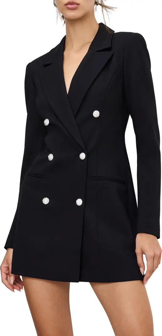 Luxe Suiting Exec Long Sleeve Blazer Minidress | Nordstrom Rack