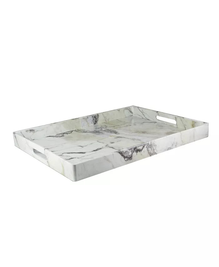 Marble Swirl Finished Tray, 14" x 19" | Macys (US)