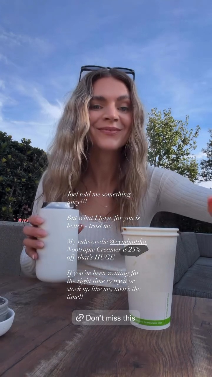 My ride-or-die @cymbiotika Nootropic Creamer is 25% off, that’s HUGE
If you’ve been waiting for the right time to try it or stock up like me, now’s the time!!

#LTKFindsUnder100 #LTKSeasonal #LTKFindsUnder50