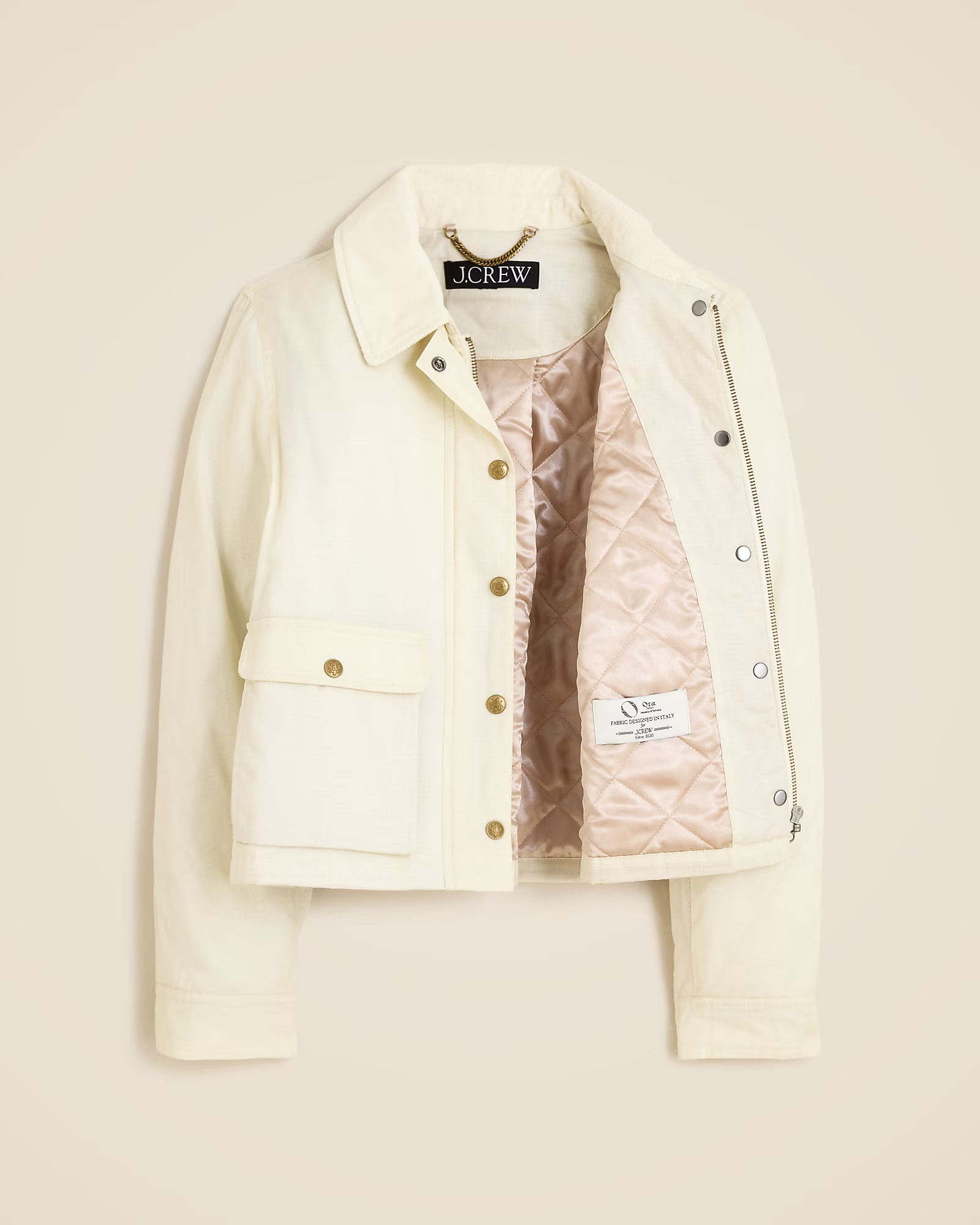 Cropped Barn Jacket™ in ripstop cotton | J. Crew US