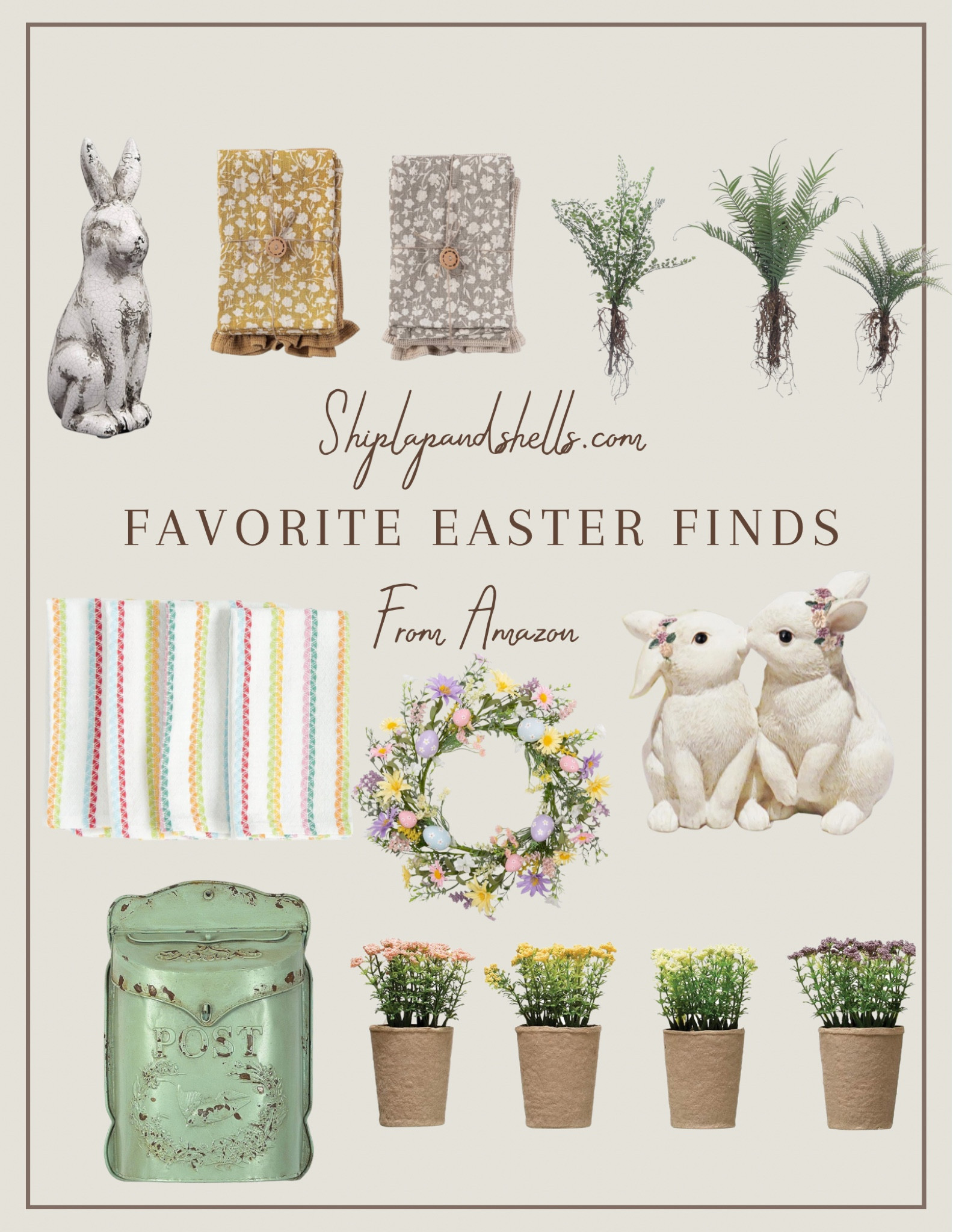 Favorite Easter finds from Amazon! 



#LTKhome #LTKSeasonal #LTKSpringSale