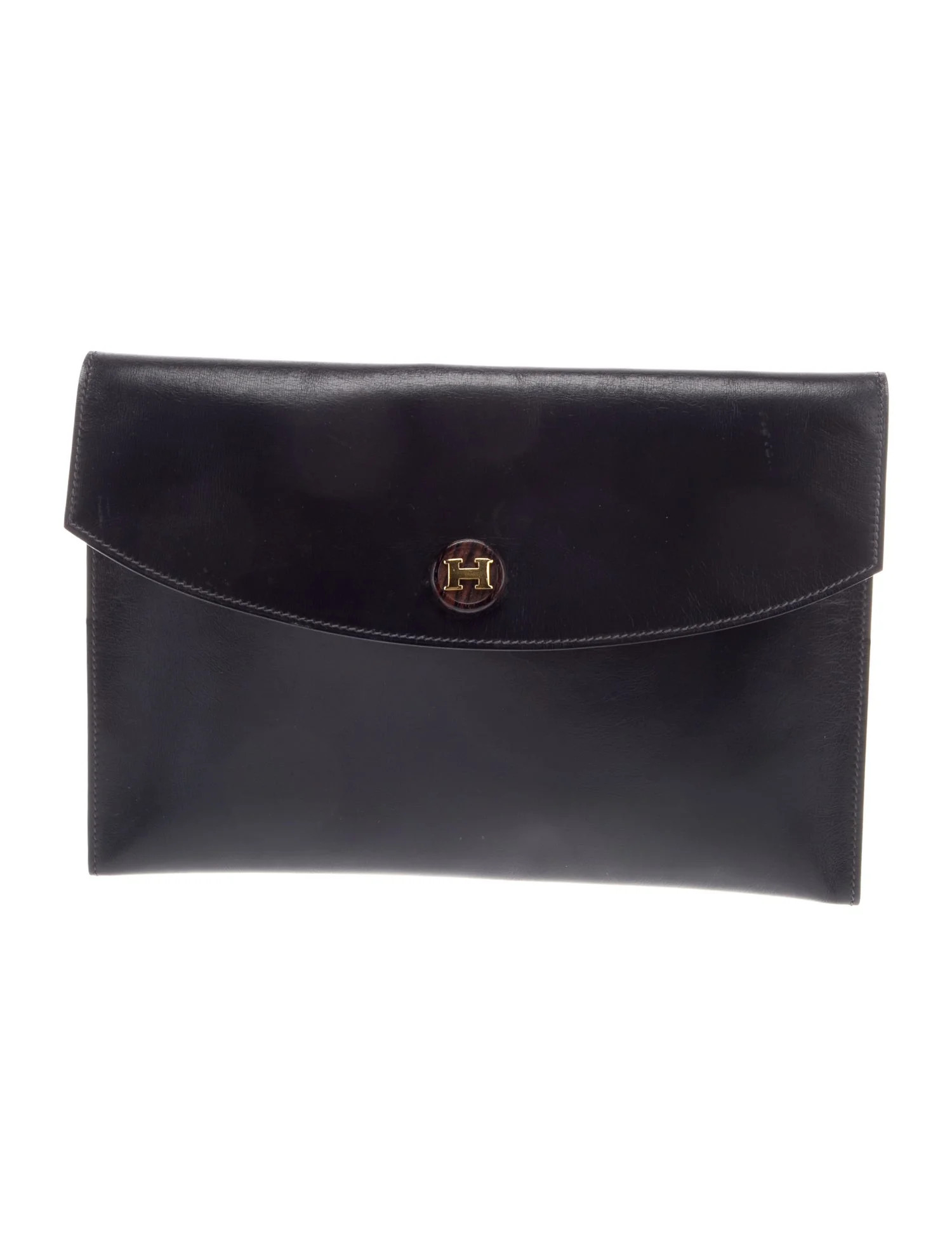 Box Rio Leather Clutch | The RealReal