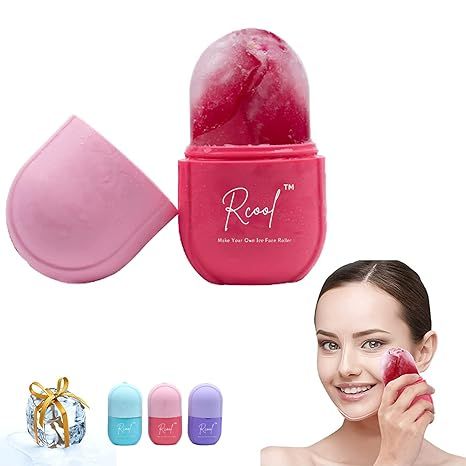 Rcool Ice Face Roller & Gua Sha,Face Massager,Facial Beauty Ice Roller Skin Care Tools,Skin Care ... | Amazon (US)