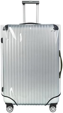 Explore Land Clear Luggage Cover Tough Protector Fits for 28 Inches Suitcase for Travel Airplane ... | Amazon (US)