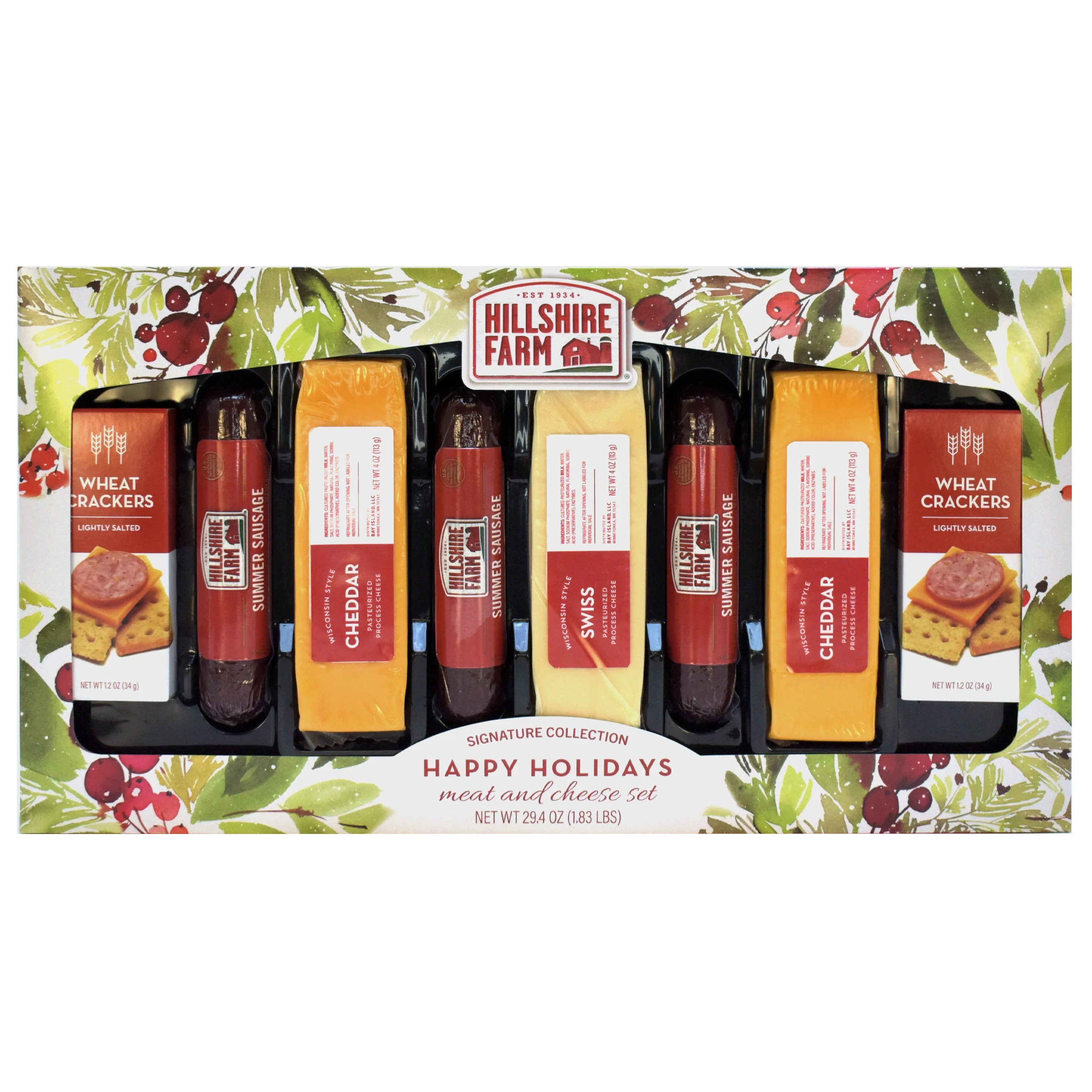 Hillshire Farm Meat and Cheese Trio Assortment Holiday Gift Set, 29.4oz | Walmart (US)