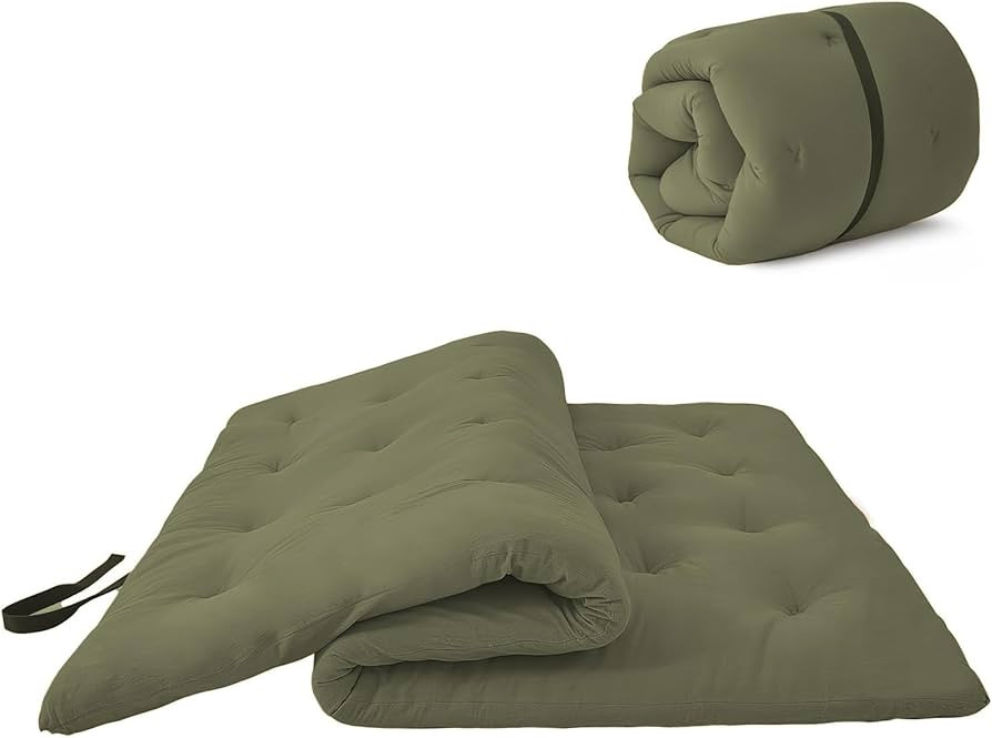 ZonLi Japanese Floor Futon Mattress QueenSize 60"x 80",100% Cotton Cover 2.5'' Thicken Tatami Mat... | Amazon (US)
