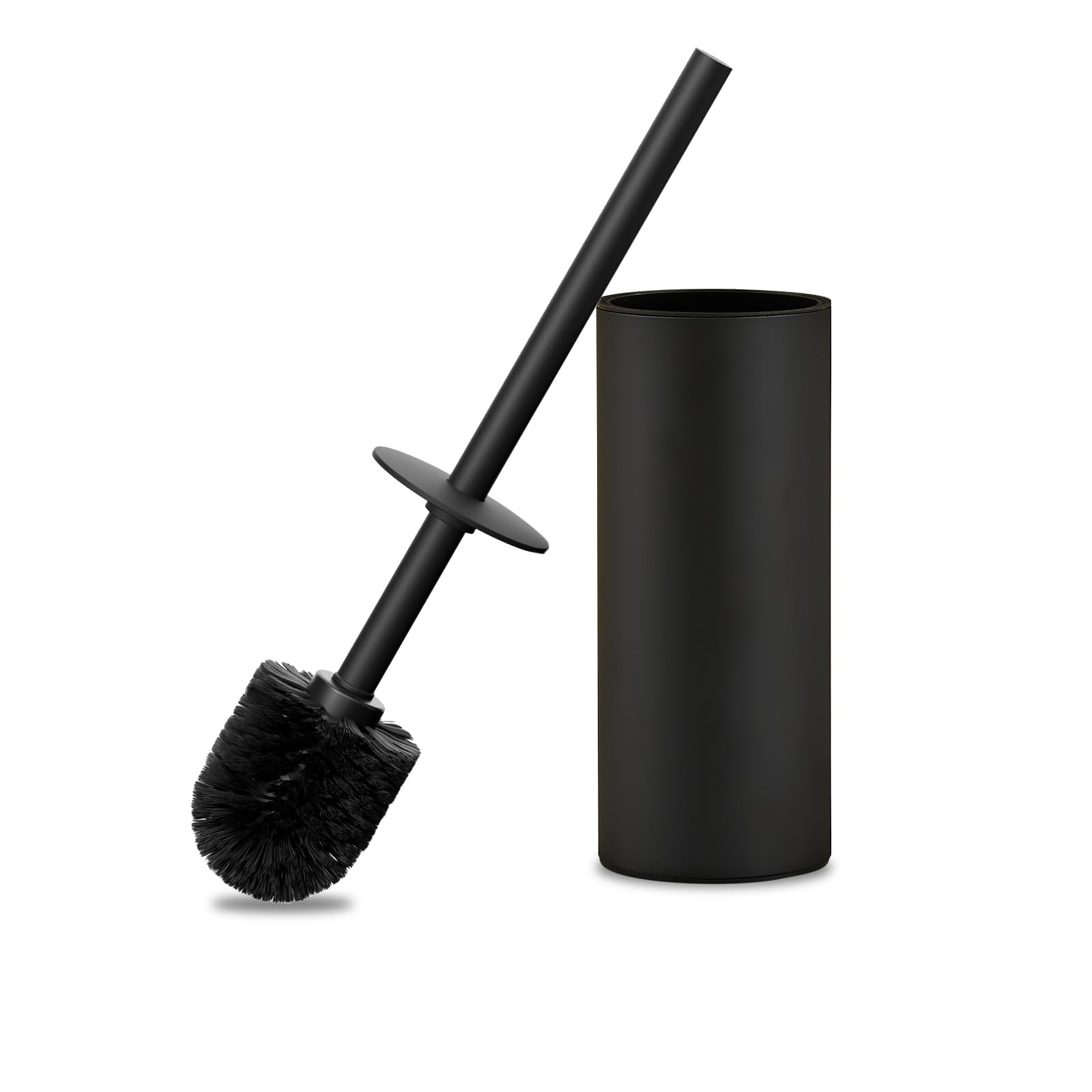 Toilet Brush and Holder Set, NEWRAIN 304 Stainless Steel Toilet Brush with Long Brush Handle, Mat... | Amazon (US)