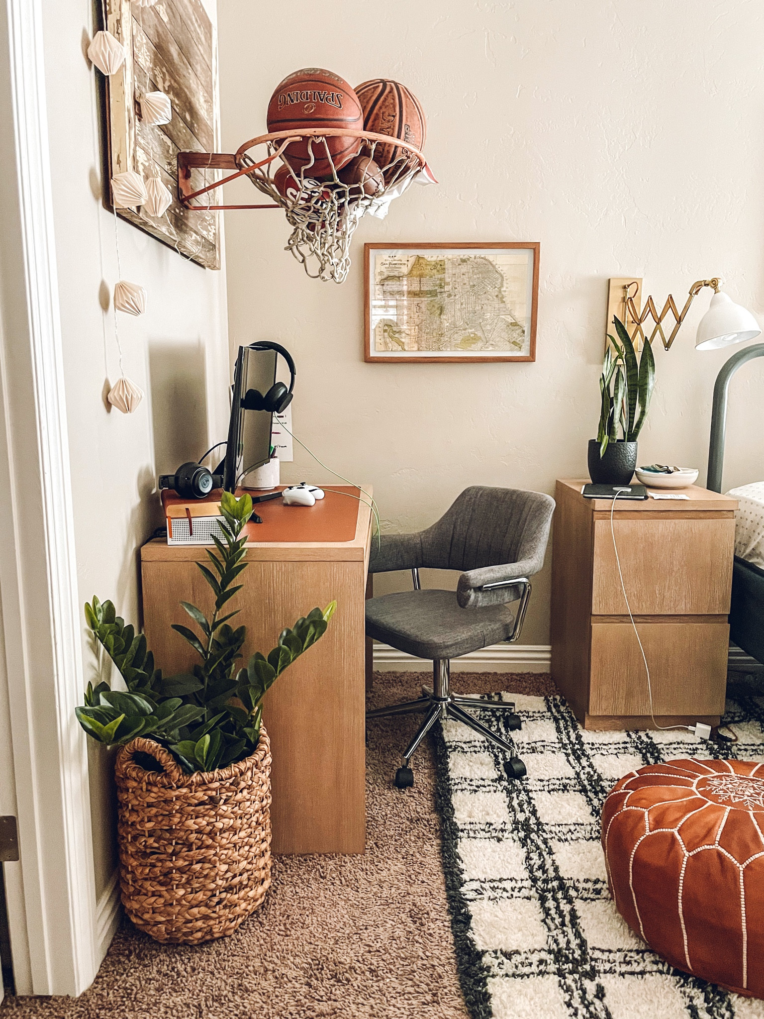 Boys room. After buying a few smaller and more “affordable” desks that just ended up breaking, The Pottery Barn desk is worth the splurge. Chair is HomeGoods so I couldn’t link!

#LTKkids #LTKfamily #LTKhome
