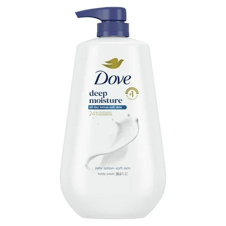 Dove Deep Moisture Liquid Body Wash with Pump Nourishing for Dry Skin 30.6 oz | Walmart (US)