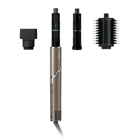 Shark FlexStyle Air Styling & Drying System - Powerful Hair Dryer Brush & Multi-Styler with Auto-Wrap Curlers Mocha/Silver HD431BR | Walmart (US)