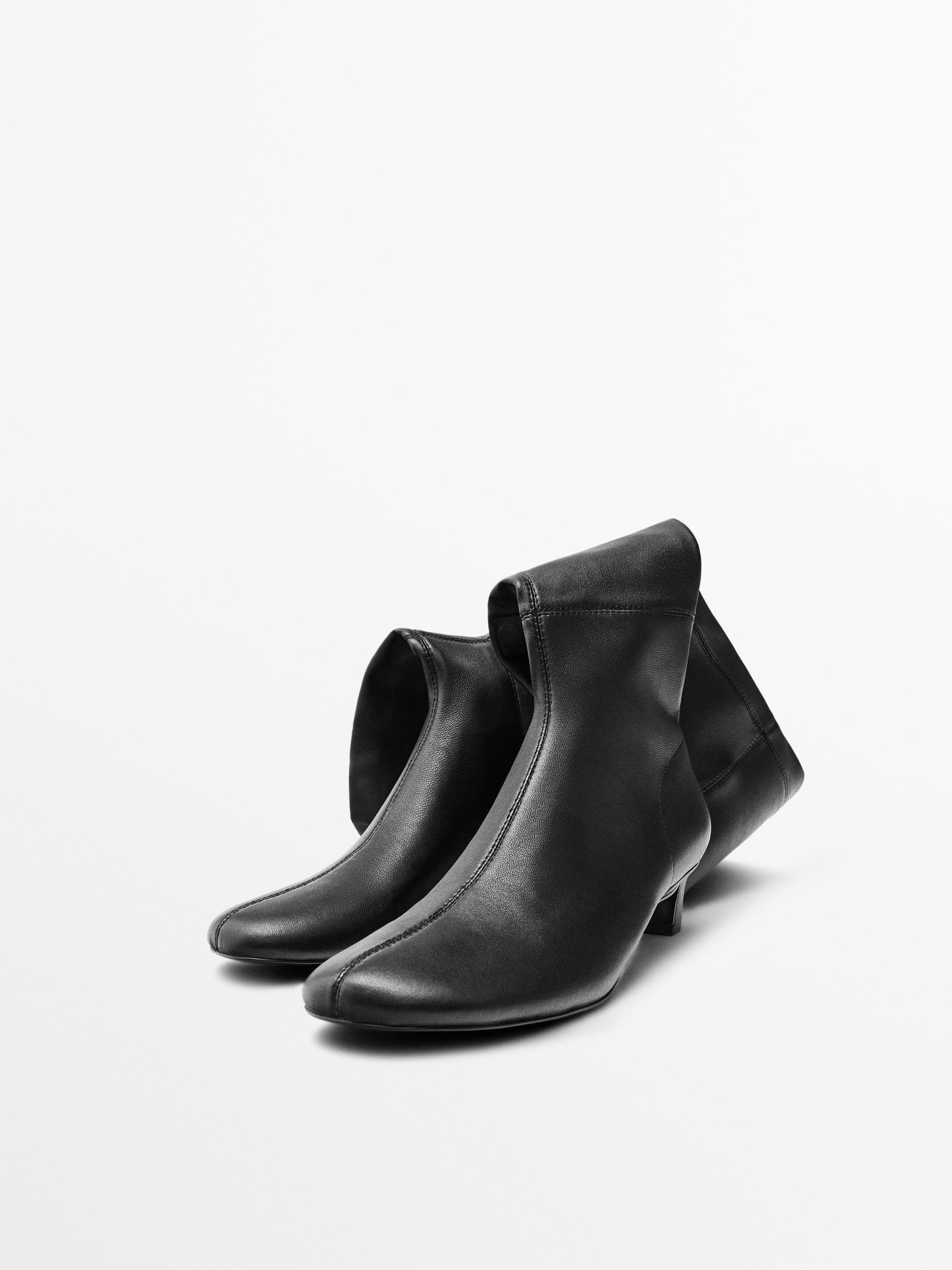 Stretch high-heel boots | Massimo Dutti US