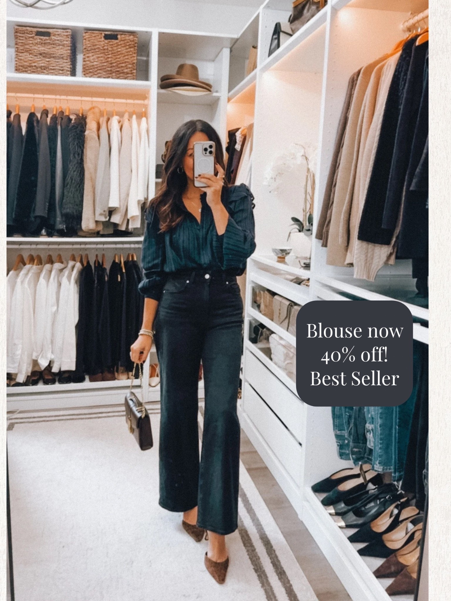 Love this blouse now 40% off! Fits TTS 

#LTKootd #LTKFindsUnder50