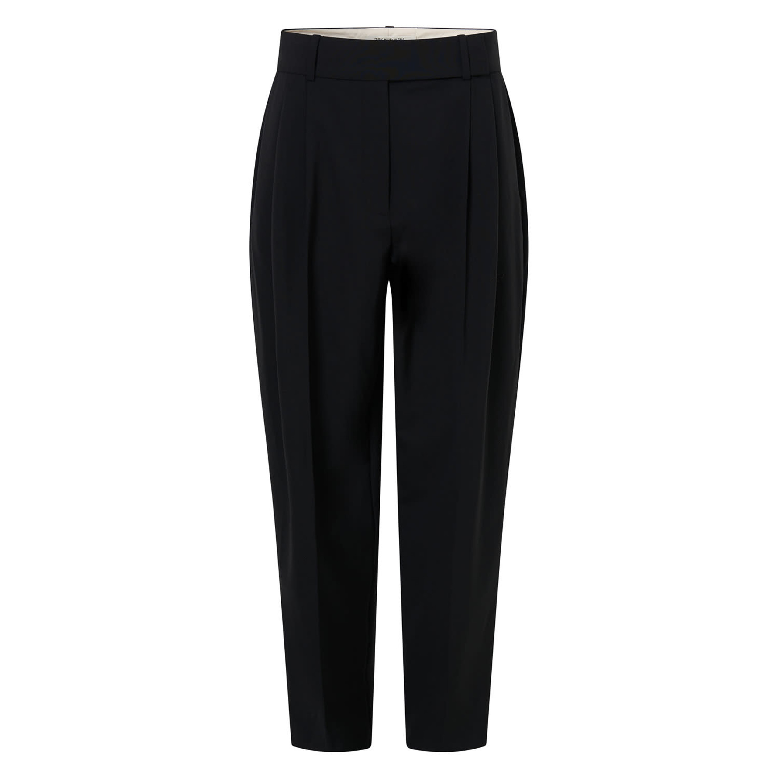 Pleat Pant - Black | Oroton | Oroton