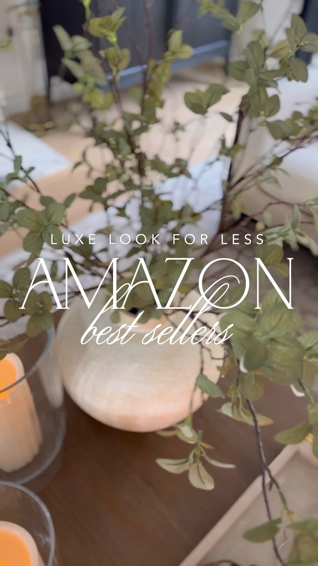 Amazon home best sellers! Including my tabletop candelabra, vase & stems, fluted candleholders and rechargeable taper candles, velvet quilt (Plum), duvet cover (02-Linen), waffle knit blanket (Taupe), chenille pillow covers (Taupe Grey), LED wireless bathroom lighting, mattress topper, and greenery stems!

#LTKFindsUnder100 #LTKWatchNow #LTKHome