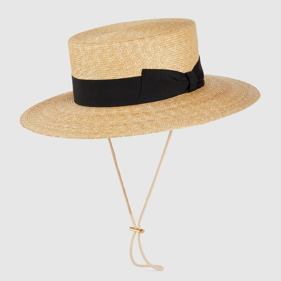 Gucci Straw Boater Hat | Poshmark