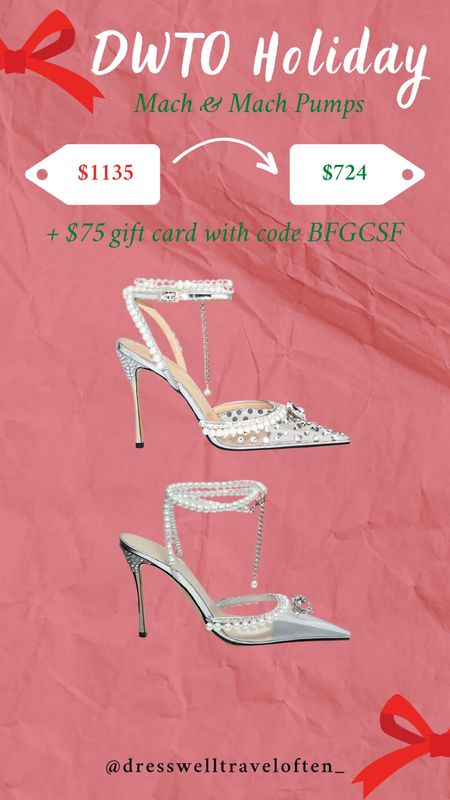 Mach & Mach shoe sale | designer shoe sale | luxury gifts | New Years shoes 

#ltksalealert

#LTKCyberweek #LTKwedding #LTKshoecrush