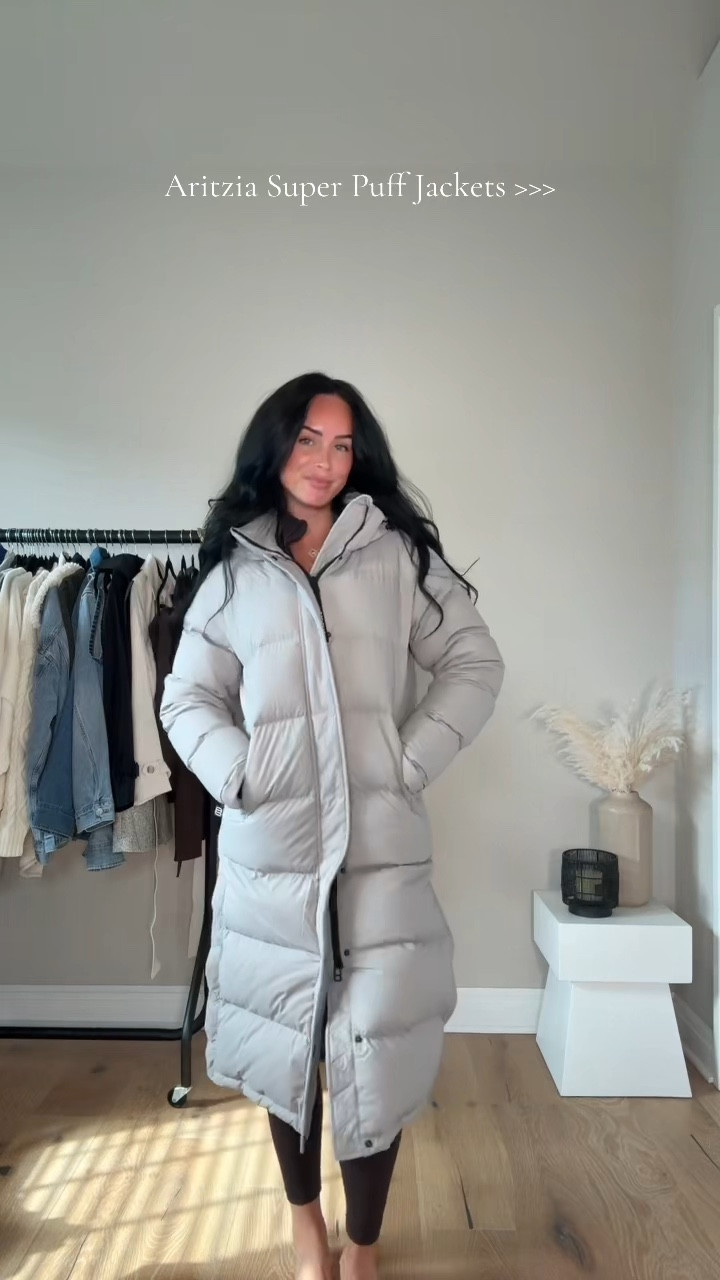 Super Puff season ❄️✨ Aritzia Super Puffs are so iconic, I can’t stop collecting them! They come in so many colors + lengths!! If you live somewhere cold you need one. 

I will have all of these 🔗 on my LTK in the Aritzia section. 
My sizing 5’7, 145lbs, 32dd
I’m wearing size smalls 

#LTKGiftGuide #LTKHoliday #LTKSeasonal