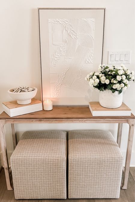 Console table styling. Small space styling 

#LTKhome #LTKunder50 #LTKunder100