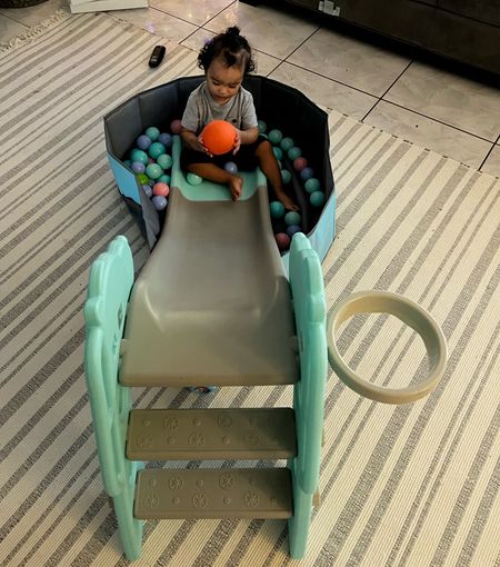 auggie is having the time of his life playing on the slide and ball pit, it's so cute to see 🥹

#LTKFind #LTKbaby #LTKkids