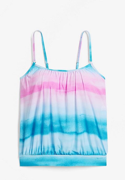 American Beach™ Blouson Tankini Top | Maurices