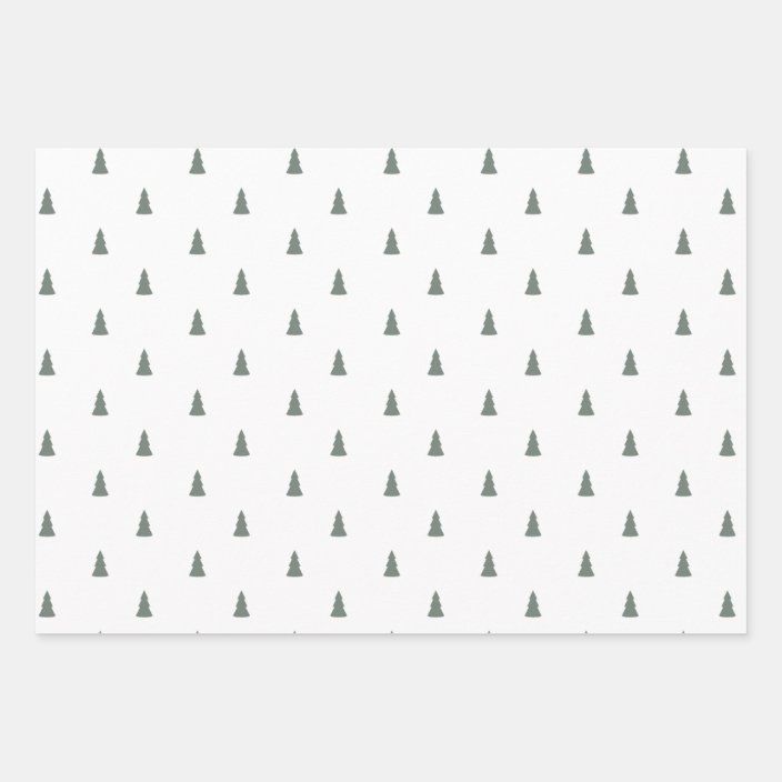 Minimalist White Christmas Wrapping Paper Sheets | Zazzle.com | Zazzle