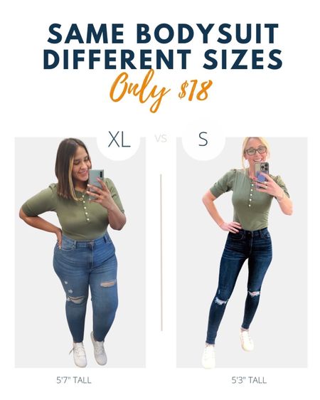Rachel and Collin are showing off their new $18 bodysuit and we are so in love with the look on both of them! 😍🔥🙌🏼 It comes in 5 amazing colors and is such a great piece for spring. Those buttons thoughhhh!!! 😍😍😍

#LTKstyletip #LTKfit #LTKcurves