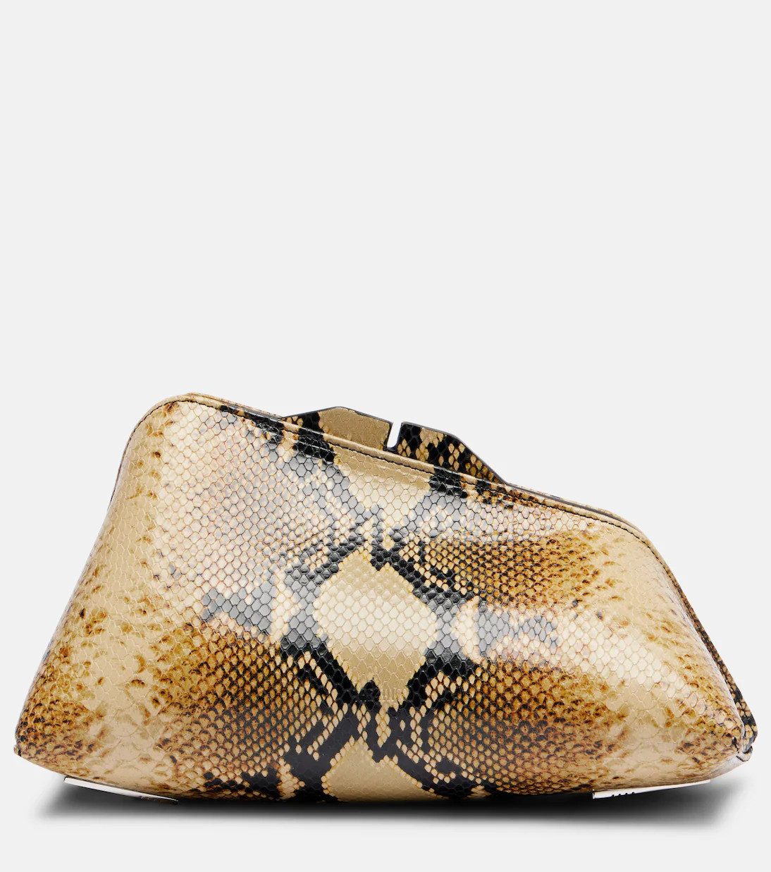 8.30 PM snake-effect leather clutch | Mytheresa (UK)
