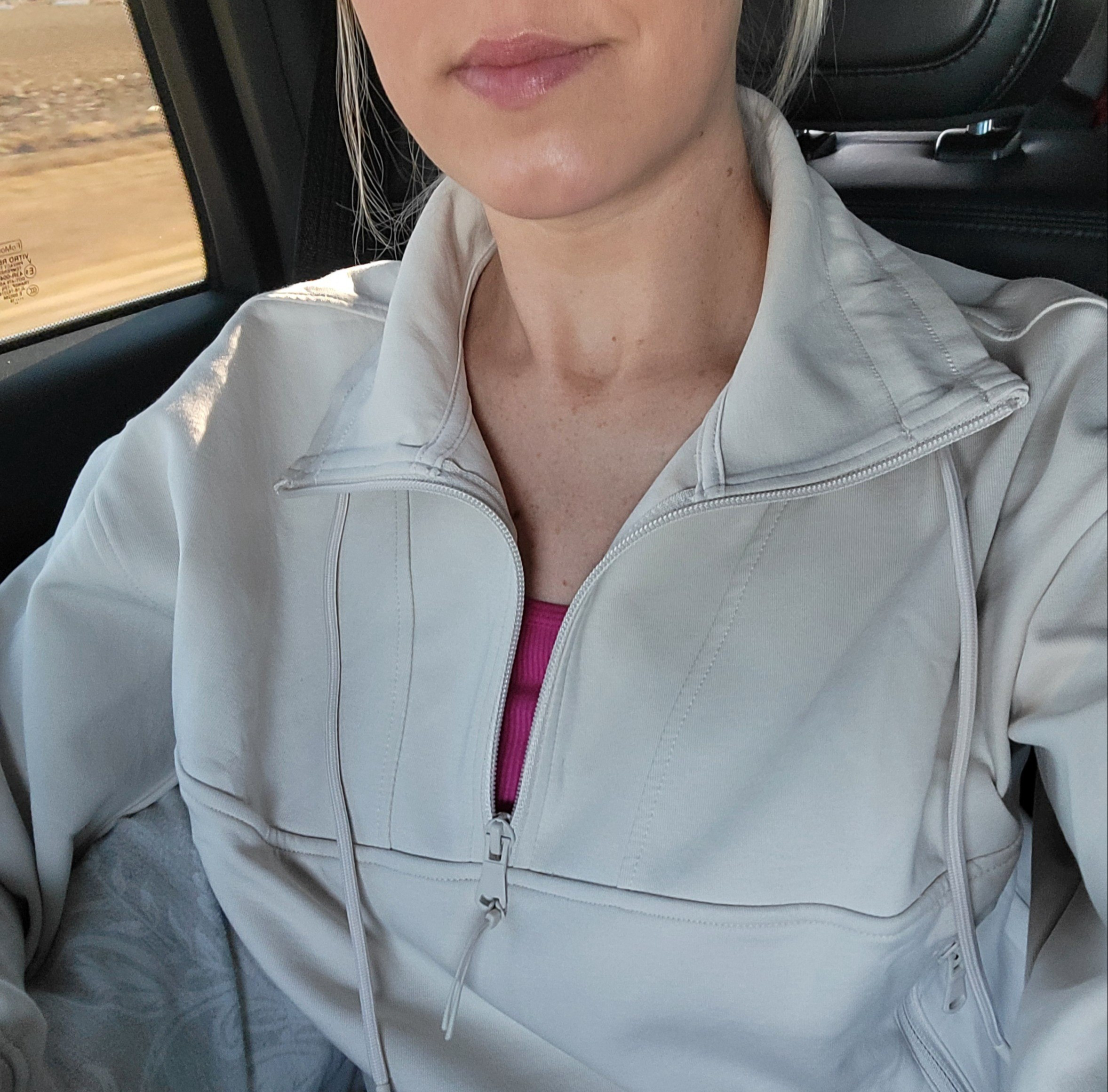 Loving this cozy but put together look for long travel days! This quarter zip sweatshirt is giving lululemon vibes for a fraction of the price!

#LTKtravel #LTKstyletip #LTKfindsunder50