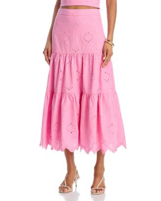 Embroidered Lace Midi Skirt - Exclusive | Bloomingdale's (US)