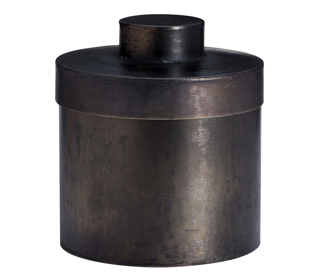 Antique Black Odin Canister, Small | Pottery Barn (US)