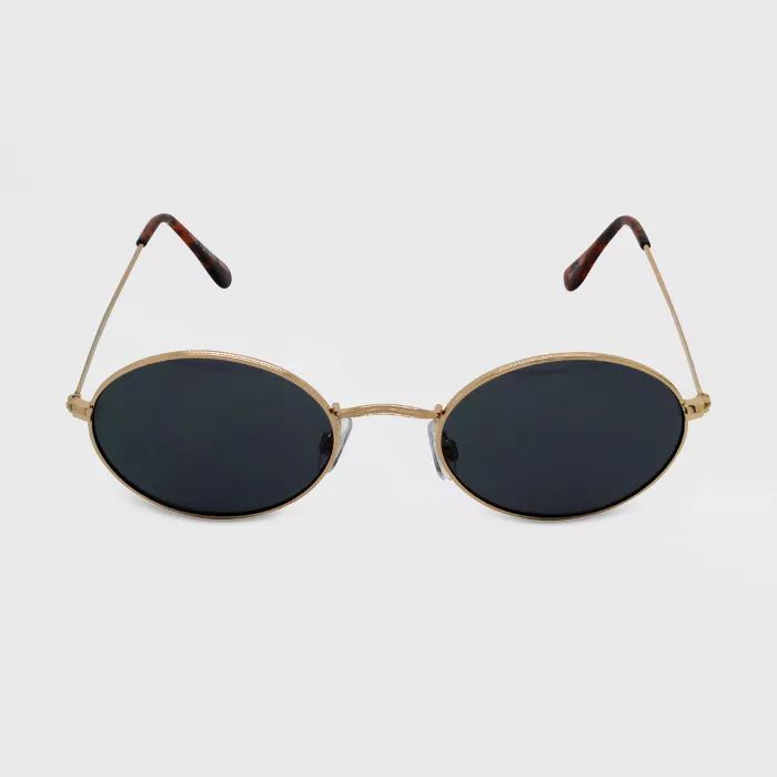 Women's Oval Sunglasses - Wild Fable™ Gold | Target