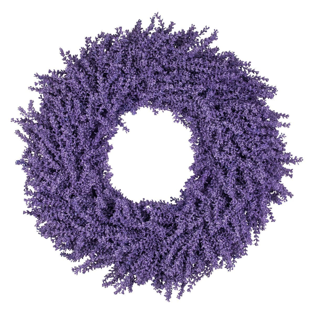 Northlight Purple Lavender Artificial Floral Spring  Wreath, 28-Inch, Unlit | Target