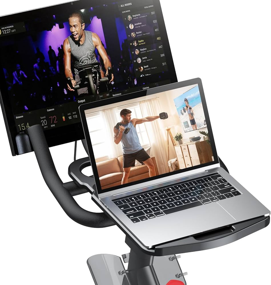 Tabletop Tray Holder Compatible with Peloton Bike (Not Bike Plus for Tablets, laptops, Books, Pho... | Amazon (US)