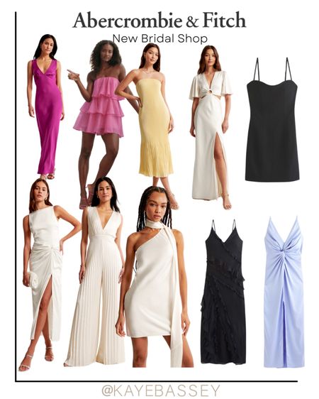 Have you seen the new bridal shop at Abercrombie and fitch? Tons of stunning bridal dresses for bridal parties, bachelorette parties and more - and wedding guest dresses 

#wedding #abercrombie #dresses #weddingguest #bachelorette 

#LTKSeasonal #LTKparties #LTKwedding