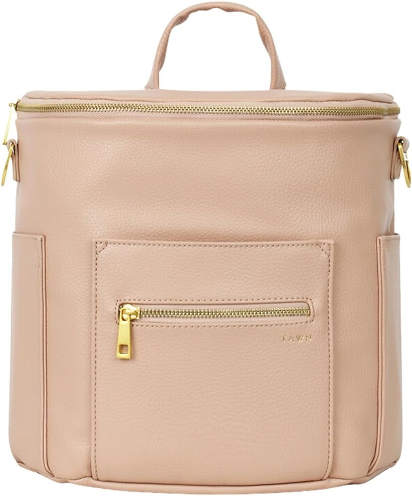 FAWN DESIGN Mini Diaper Bag (Mini Travel Backpack for Baby Essentials) (Warm Blush) | Amazon (US)