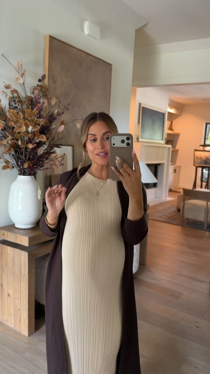 Wearing a small in this ribbed Amazon dress! So pretty for fall, paired with a pretty cardigan- mine is old from Aritzia, but linked similar! Love this fall look whether you’re expecting or not! 

Fall outfits || Amazon haul || Amazon fashion || bump friendly outfits || women’s fall style

#LTKBump #LTKPetite #LTKSeasonal