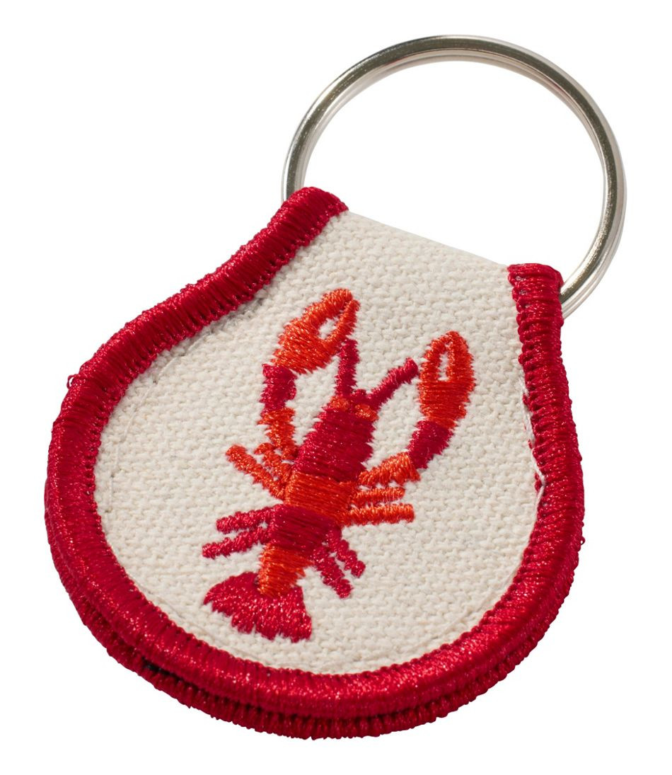Embroidered Patch Charm, Lobster | L.L. Bean